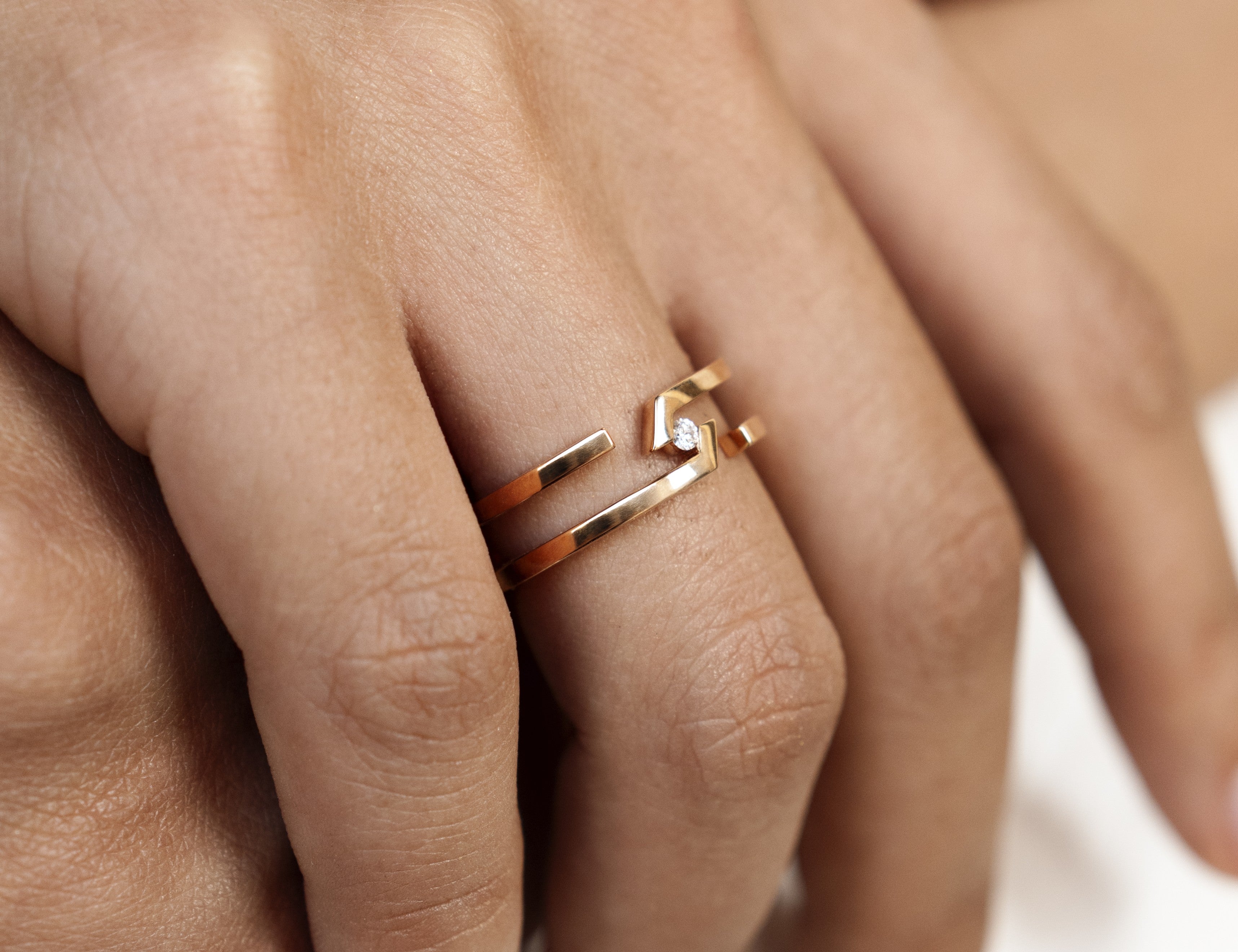 ROOTS MUSE DUET ACCENT RING - S