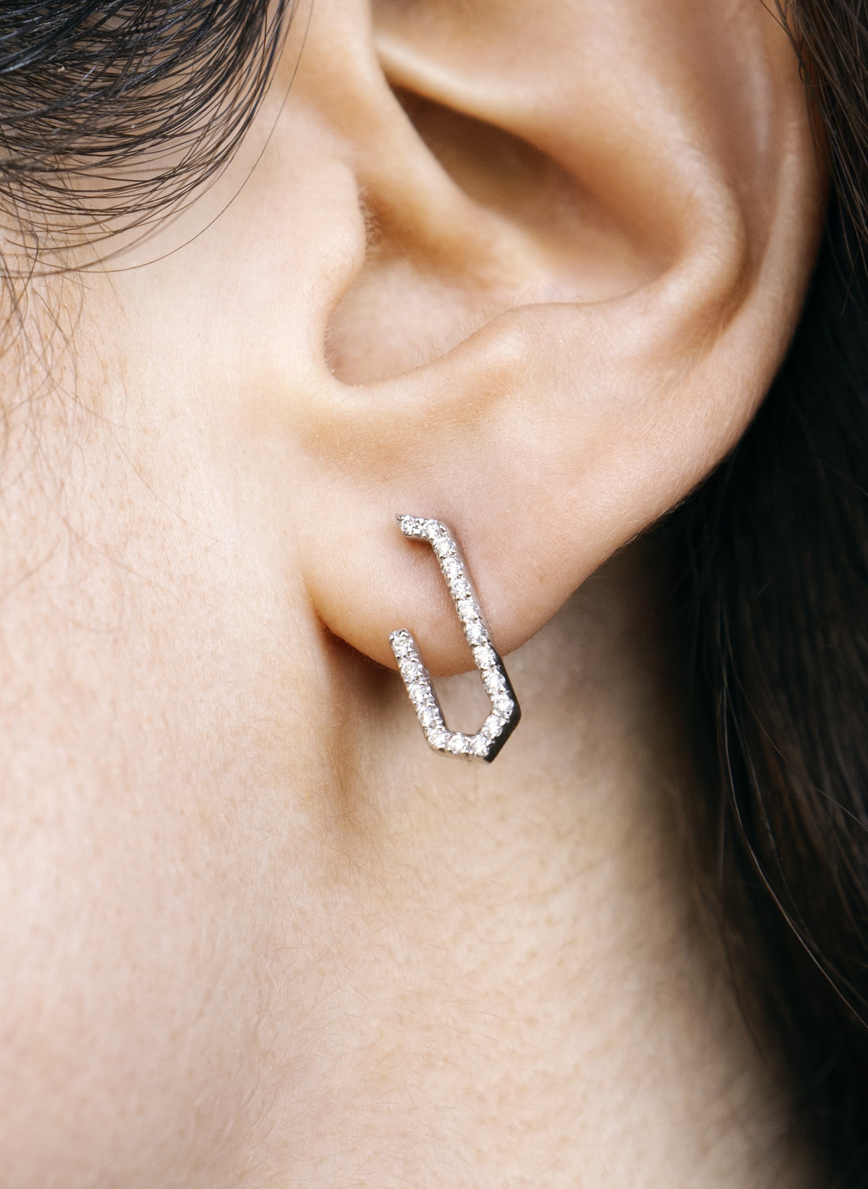 ROOTS MUSE ESSENCE EARRINGS PAVÉ - S